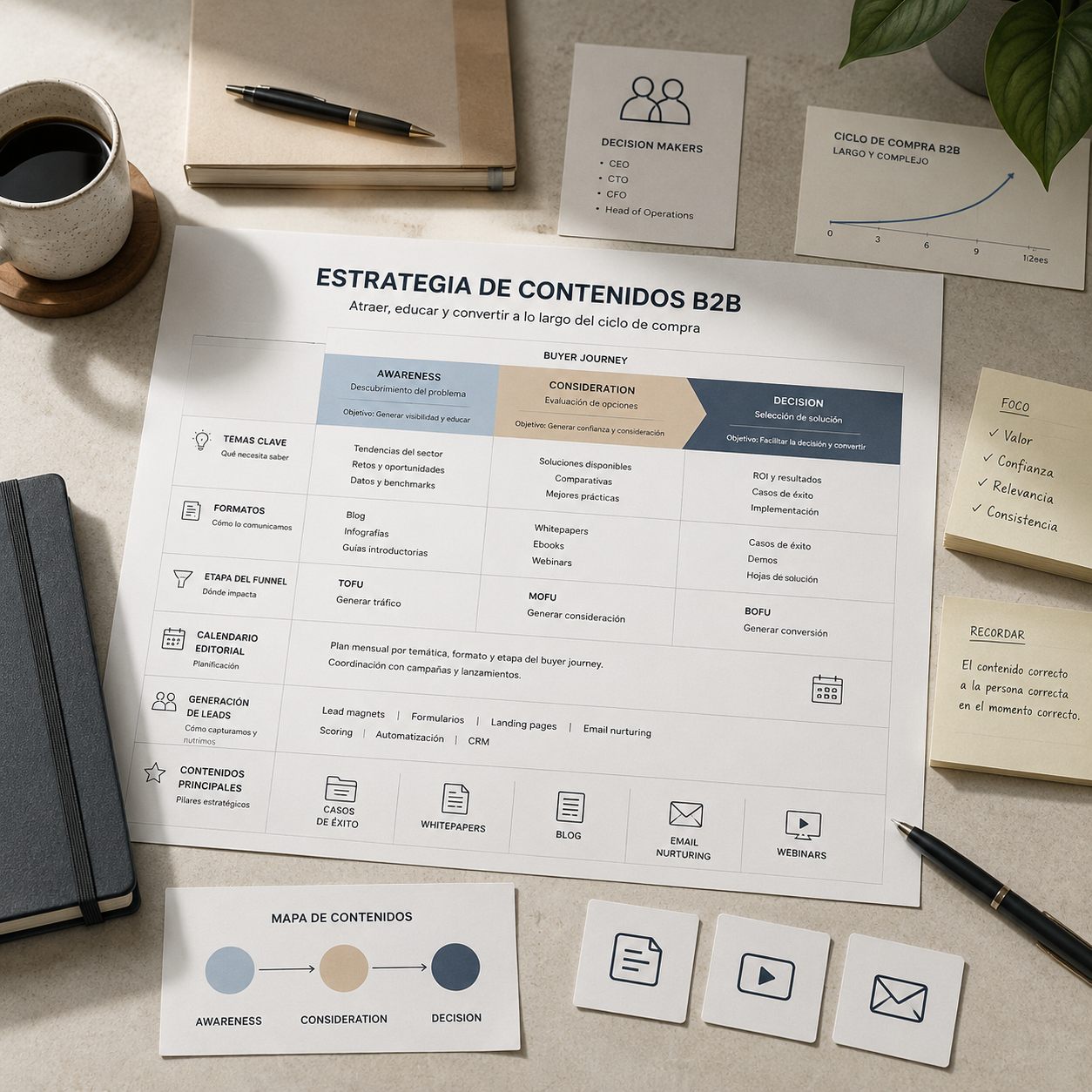 Estrategia de contenidos B2B​